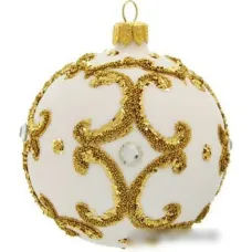 Елочная игрушка Орбитал Д-3 (молочный) 200-009-1