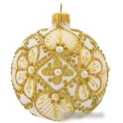 Елочная игрушка Орбитал Ш-253 (молочный) 200-005-2