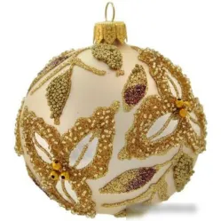 Елочная игрушка Орбитал Ш-319 (слоновая кость) 200-002-2