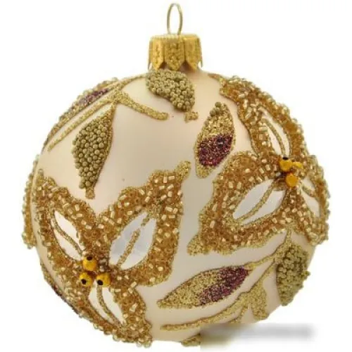 Елочная игрушка Орбитал Ш-319 (слоновая кость) 200-002-2