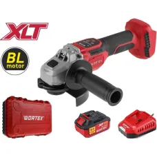 Угловая шлифмашина Wortex CAG 1812-2 SE SET 1334919 (с 1-им АКБ, кейс)