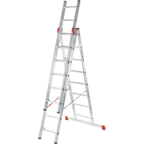 Лестница-стремянка Новая высота NV 323 трёхсекционная профессиональная 3x12 ступеней