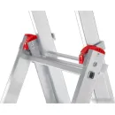 Лестница-стремянка Новая высота алюминиевая трёхсекционная 3x9 (1230309)