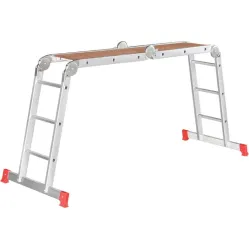 Лестница-трансформер Новая высота NV 233 трансформер с помостом 4x5 ступеней