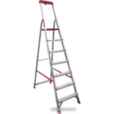 Лестница-стремянка Новая высота NV 3115 3115107 с органайзером (7 ступеней)