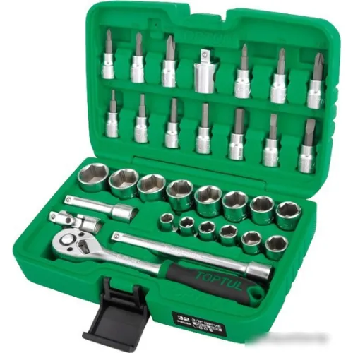 Набор торцевых головок и бит Toptul GCAI3202 32 предмета