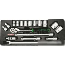 Набор торцевых головок Toptul GCAT1801 18 предметов