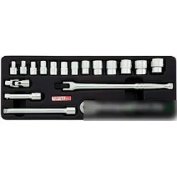 Набор торцевых головок Toptul GCAT1808 18 предметов
