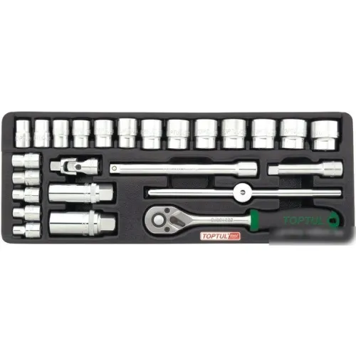 Набор торцевых головок Toptul GCAT2502 25 предметов