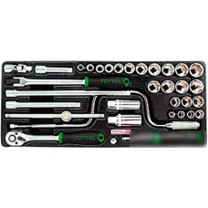 Набор торцевых головок Toptul GCAT3403 34 предмета