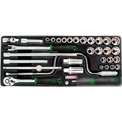 Набор торцевых головок Toptul GCAT3403 34 предмета