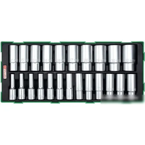 Набор торцевых головок Toptul GTB2305 (23 предмета)