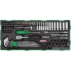 Универсальный набор инструментов Toptul GTB7202 (72 gпредмета)