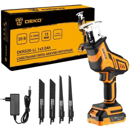 Сабельная пила Deko DKRS20-Li 083-1059 (с 1-им АКБ)