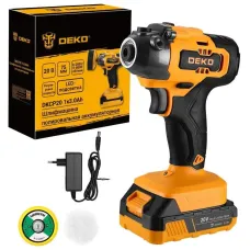 Полировальная машина Deko DKCP20 086-1007 (с 1-им АКБ)