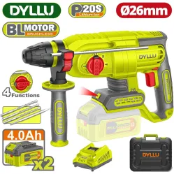 Перфоратор Dyllu DTLM1B262 (с 2-мя АКБ, кейс)