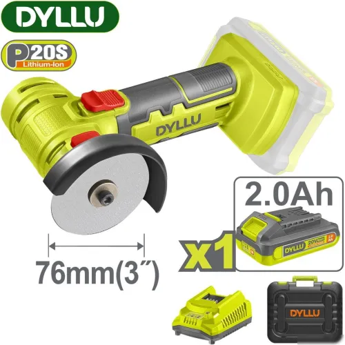 Угловая шлифмашина Dyllu DTLAP573 (с 1-им АКБ, кейс)
