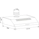 Кухонная вытяжка Oasis (Making Oasis Everywhere) UP-50I (F)