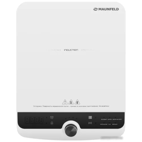 Настольная плита MAUNFELD EVI.M291-WH