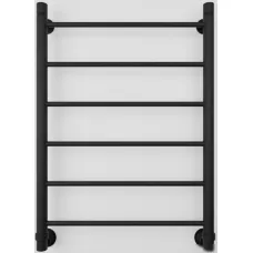 Полотенцесушитель Luxon J 80x50 (черный матовый, нижнее подключение)