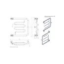 Полотенцесушитель Двин Dw 50/50 (полированный, без полки)