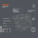 Перфоратор Daewoo Power DAH 2821 Li Set (с 1-им АКБ, кейс)