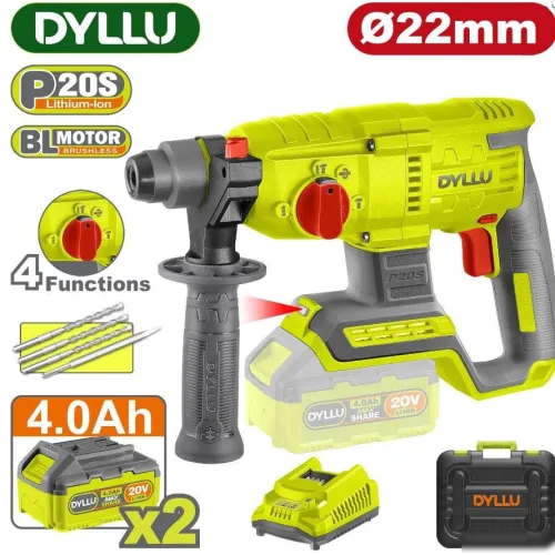 Перфоратор Dyllu DTLM15225 (с 2-мя АКБ, кейс)