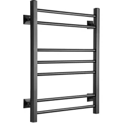 Полотенцесушитель Ростела Свирель V квадрат 500x700/7 1/2" (Ral 9005, нижнее подключение)