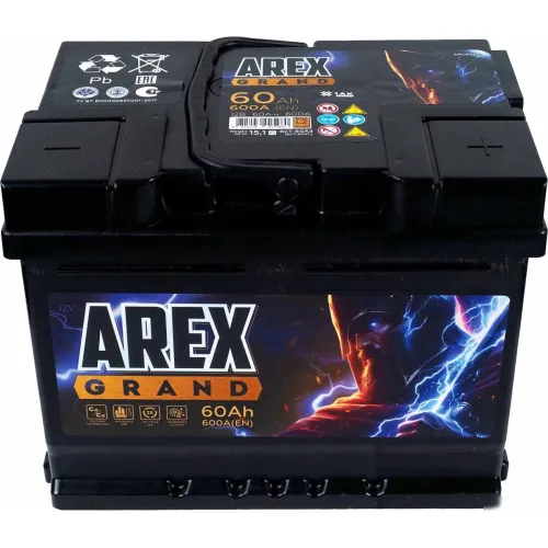 Автомобильный аккумулятор AREX Grand R+ (60 А·ч)