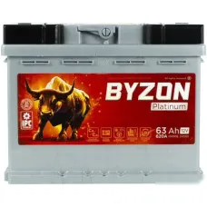 Автомобильный аккумулятор BYZON Platinum R+ (63 А·ч)