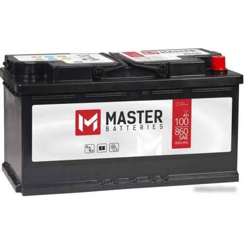 Автомобильный аккумулятор Master Batteries R+ (100 А·ч)