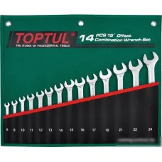 Набор ключей Toptul GRAW1401 (14 предметов)