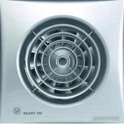Вытяжной вентилятор Soler&Palau Silent-100 CHZ Silver [5210322300]