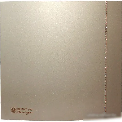 Вытяжной вентилятор Soler&Palau Silent-100 CZ Champagne Design Swarovski [5210622500]
