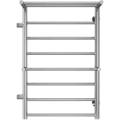 Полотенцесушитель TERMINUS Аврора П8 500х800 (с 2 полками и боковым подключением 500 слева)