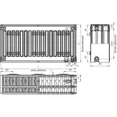 Стальной панельный радиатор Лидея ЛУ 33-517 500x1700