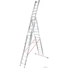Лестница-стремянка Новая высота NV 523 трёхсекционная индустриальная 3x12 ступеней