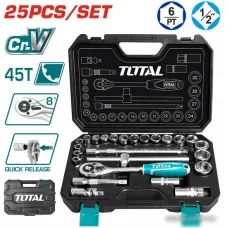 Универсальный набор инструментов Total THT121251 (25 предметов)