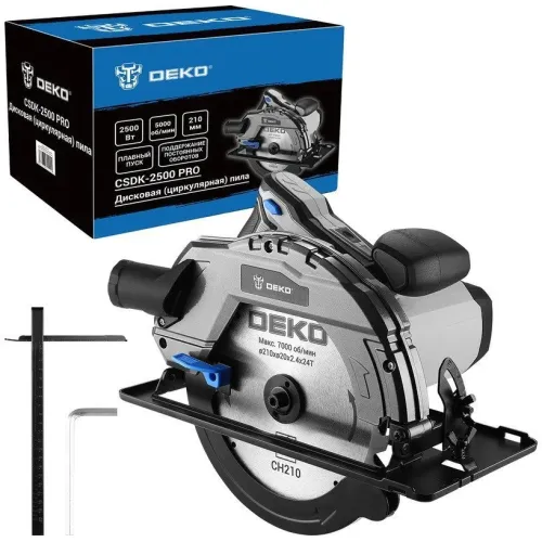 Дисковая (циркулярная) пила Deko CSDK-2500 PRO 085-1153
